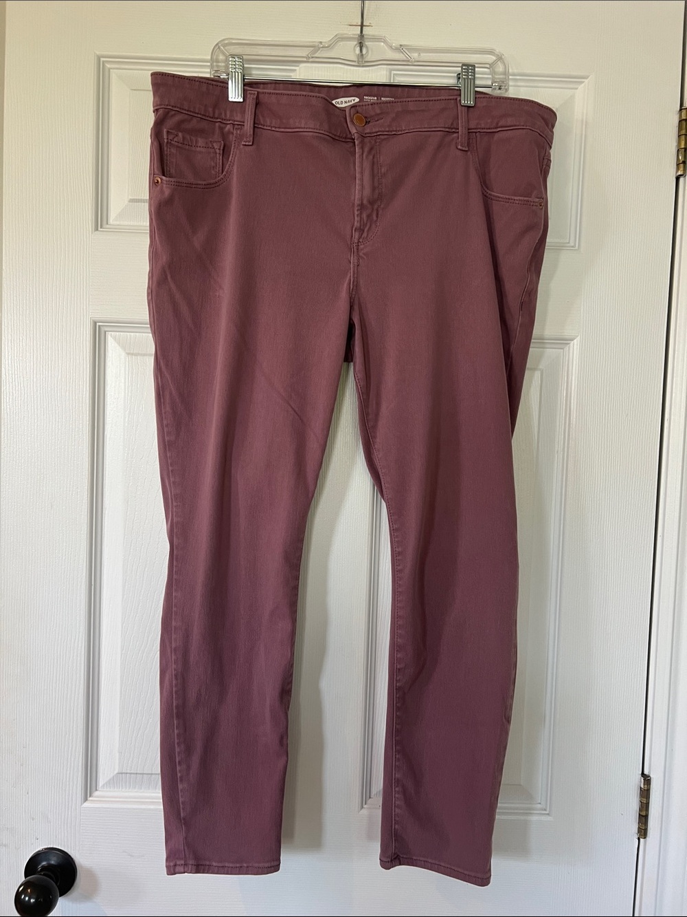 Free with purchase- Old Navy Rockstar Super Skinny Pants in Dusty Mauve